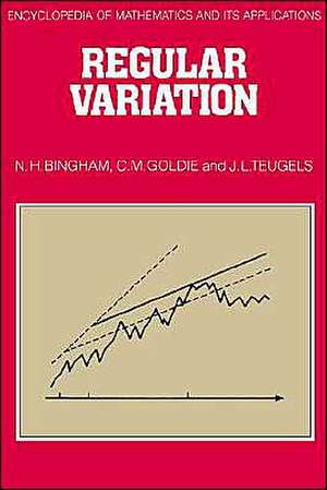 Regular Variation de N. H. Bingham