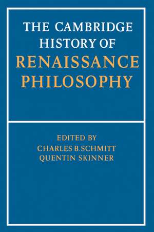 The Cambridge History of Renaissance Philosophy de C. B. Schmitt