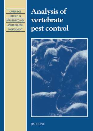 Analysis of Vertebrate Pest Control de Jim Hone