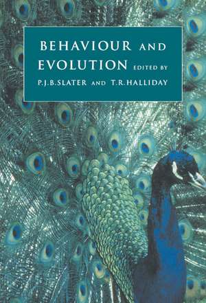 Behaviour and Evolution de Peter J. B. Slater