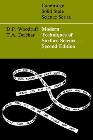 Modern Techniques of Surface Science de D. P. Woodruff