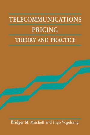 Telecommunications Pricing: Theory and Practice de Bridger M. Mitchell