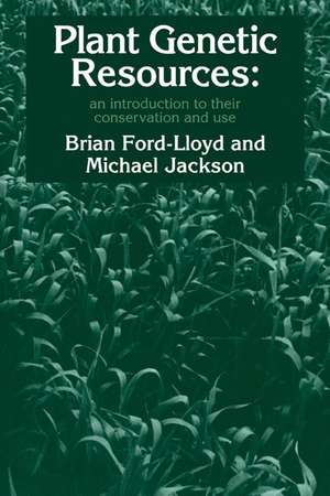 Plant Genetic Resources: An Introduction to their Conservation and Use de Brian V. Ford-Lloyd