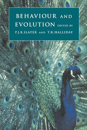 Behaviour and Evolution de Peter J. B. Slater