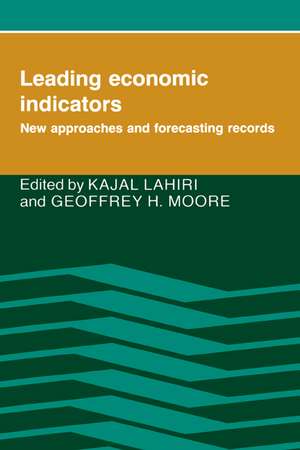 Leading Economic Indicators: New Approaches and Forecasting Records de Kajal Lahiri