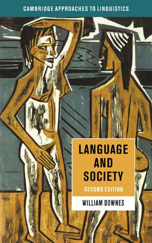 Language and Society de William Downes