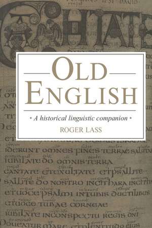 Old English: A Historical Linguistic Companion de Roger Lass