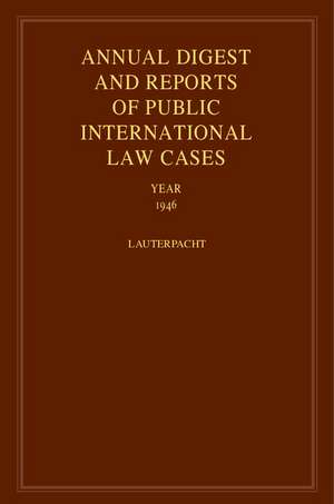 International Law Reports de H. Lauterpacht