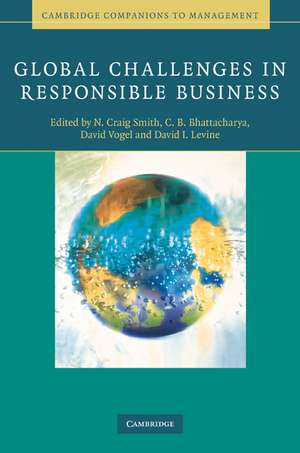 Global Challenges in Responsible Business de N. Craig Smith