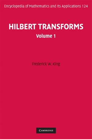 Hilbert Transforms 2 Volume Hardback Set de Frederick W. King