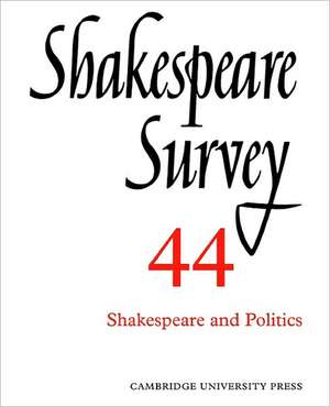 Shakespeare Survey de Stanley Wells