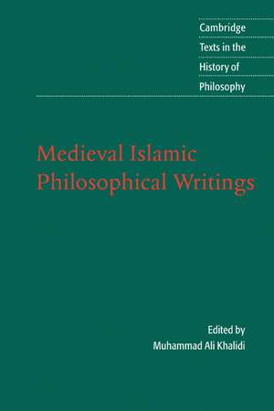 Medieval Islamic Philosophical Writings de Muhammad Ali Khalidi