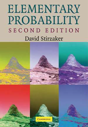 Elementary Probability de David Stirzaker