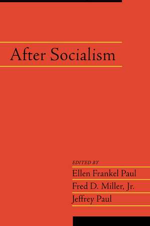 After Socialism: Volume 20, Part 1 de Ellen Frankel Paul