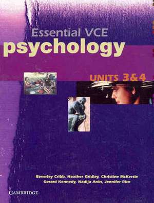 Essential VCE Psychology Units 3 and 4 de Beverley Cribb