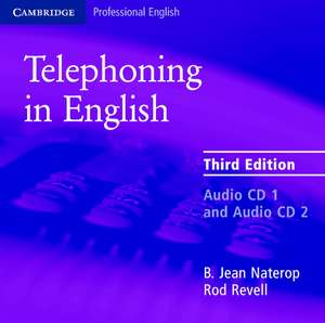 Telephoning in English Audio CD de B. Jean Naterop