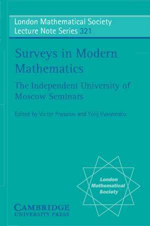 Surveys in Modern Mathematics de Victor Prasolov