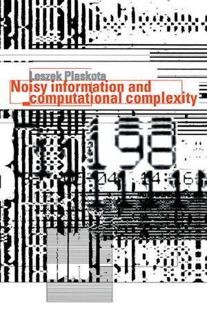 Noisy Info Computational Compl de Leszek Plaskota