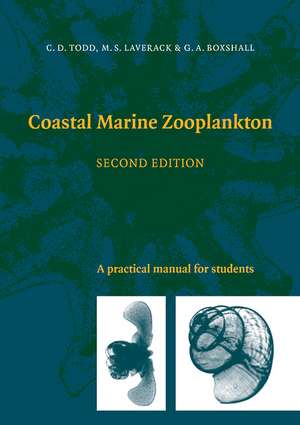 Coastal Marine Zooplankton: A Practical Manual for Students de Christopher D. Todd