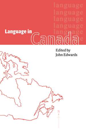 Language in Canada de John Edwards