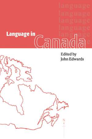 Language in Canada de John Edwards