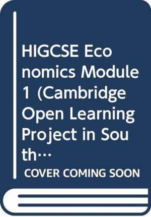 HIGCSE Economics Module 1 de University of Cambridge Local Examinations Syndicate