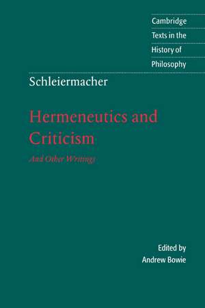 Schleiermacher de Friedrich Schleiermacher