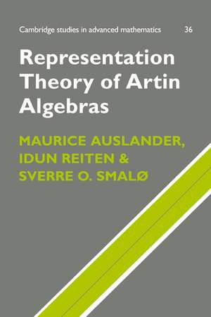 Representation Theory of Artin Algebras de Maurice Auslander