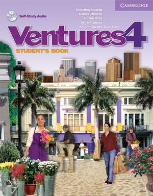 Ventures 4 Student's Book with Audio CD de Gretchen Bitterlin