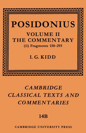 Posidonius: Fragments: Volume 2, Commentary, Part 2 de Posidonius