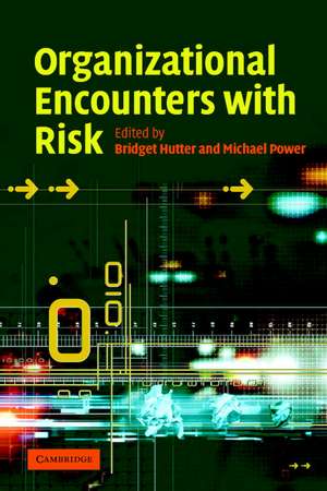 Organizational Encounters with Risk de Bridget Hutter