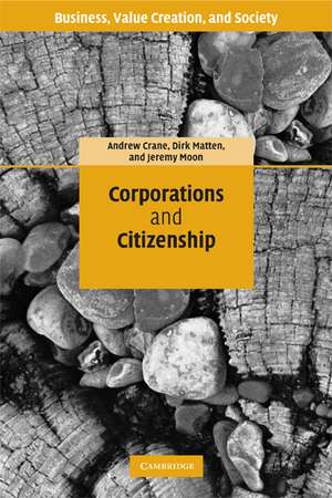 Corporations and Citizenship de Andrew Crane