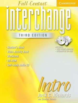 Interchange Full Contact Intro Student's Book with CD-ROM de Jack C. Richards