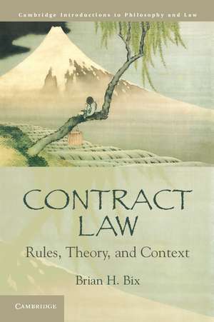 Contract Law: Rules, Theory, and Context de Brian H. Bix