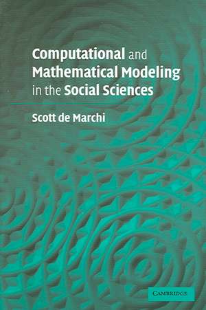 Comp Math Model Social Sciences de Scott De Marchi