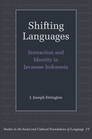 Shifting Languages de J. Joseph Errington