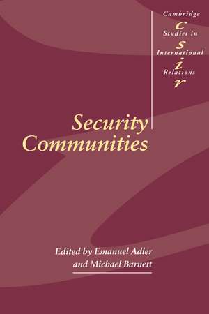 Security Communities de Emanuel Adler