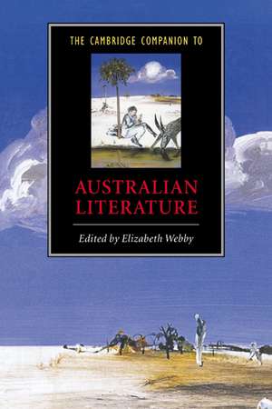 The Cambridge Companion to Australian Literature de Elizabeth Webby