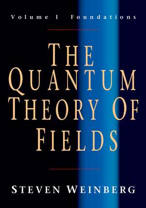 The Quantum Theory of Fields: Volume 1, Foundations de Steven Weinberg