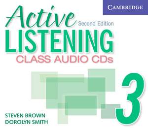 Active Listening 3 Class Audio CDs de Steve Brown