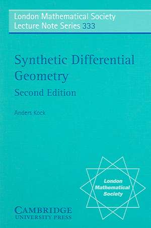 Synthetic Differential Geometry de Anders Kock