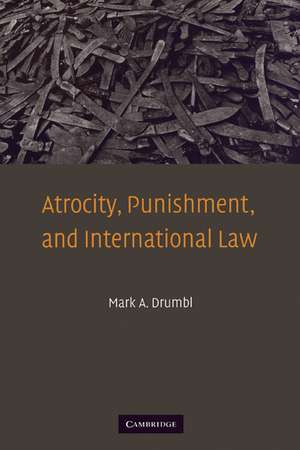 Atrocity, Punishment, and International Law de Mark A. Drumbl