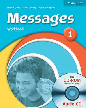 Messages 1 Workbook with Audio CD/CD-ROM de Diana Goodey