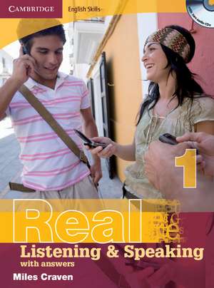 Cambridge English Skills Real Listening and Speaking 1 with Answers and Audio CD de Miles Craven