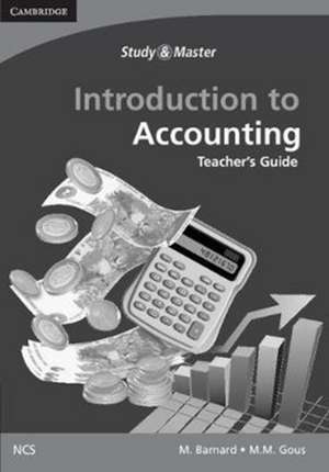 Barnard, M: Introduction to Accounting for the Senior Phase de M. M. Gous