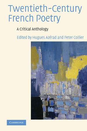 Twentieth-Century French Poetry: A Critical Anthology de Hugues Azérad