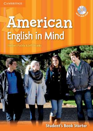 American English in Mind Starter Student's Book with DVD-ROM de Herbert Puchta