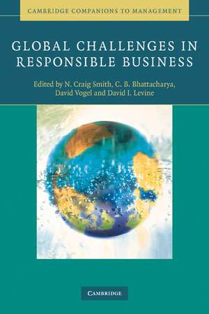 Global Challenges in Responsible Business de N. Craig Smith