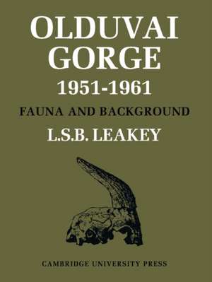 Olduvai Gorge 5 Volume Paperback Set de Mary Leakey