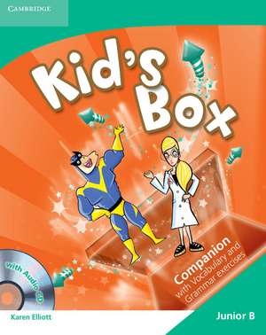 Kid's Box Junior B Companion with Audio CD Greek Edition de Karen Elliott